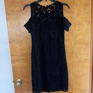 Lace Black Juniors Size Medium Dress